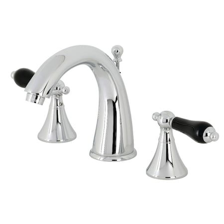 Kingston Brass KS2971PKL Duchess Widespread Bathroom Faucet W/ Brass Pop-Up, Chrome KS2971PKL